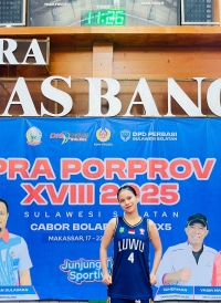 Mahasiswi UGEM Makassar, Anggun Pratiwi Bija, Lolos Kualifikasi PORPROV XVIII Cabor Basket