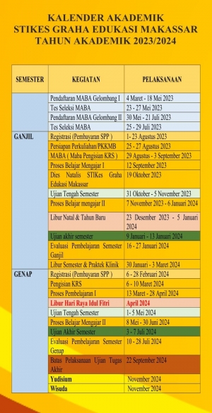 Kalender Akademik 2023/2024